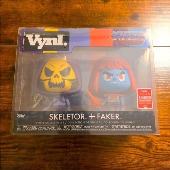 Funko VYNL Masters of the Universe 2 Pack Skeletor & Faker - Exclusive Protector - Picture 1 of 2